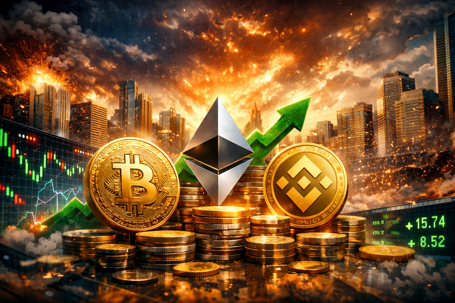 El mundo cripto sacude los mercados con un nuevo repunte inesperado